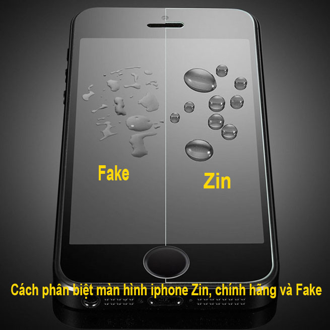 Cách phân biệt màn hình iphone chính hãng và fake