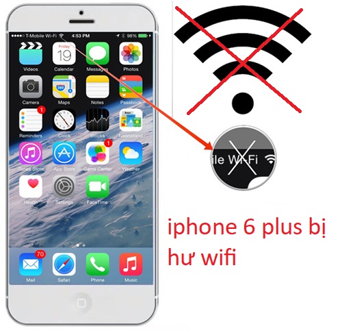 iphone 6 plus bị hư wifi