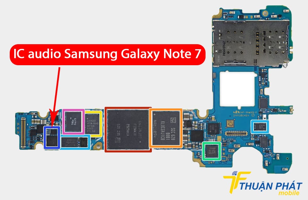 IC audio Samsung Galaxy Note 7