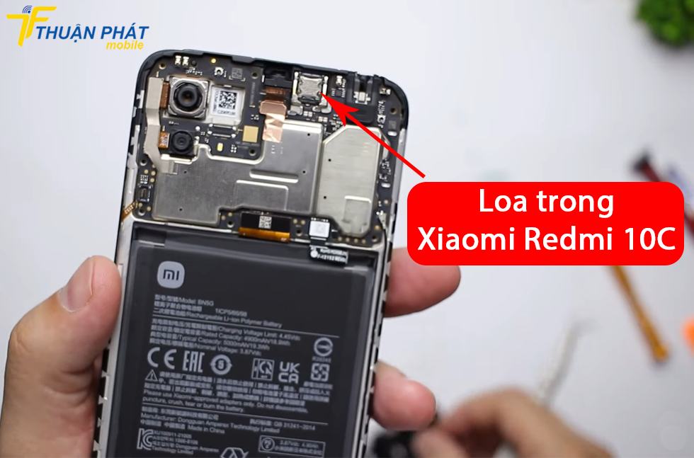 Loa trong Xiaomi Redmi 10C