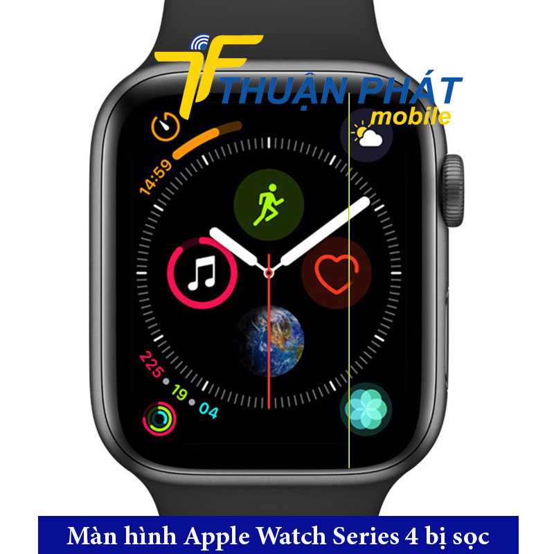 Màn hình Apple Watch Series 4 bị sọc