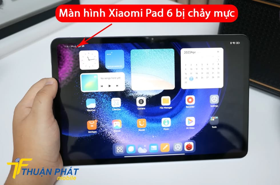 Màn hình Xiaomi Pad 6 bị chảy mực