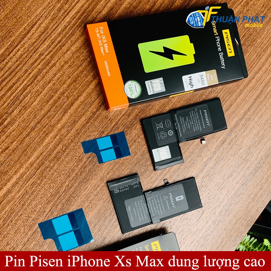 Pin Pisen iPhone Xs Max dung lượng cao