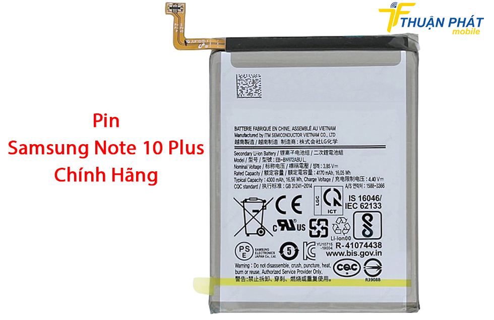 Pin Samsung Note 10 Plus chính hãng