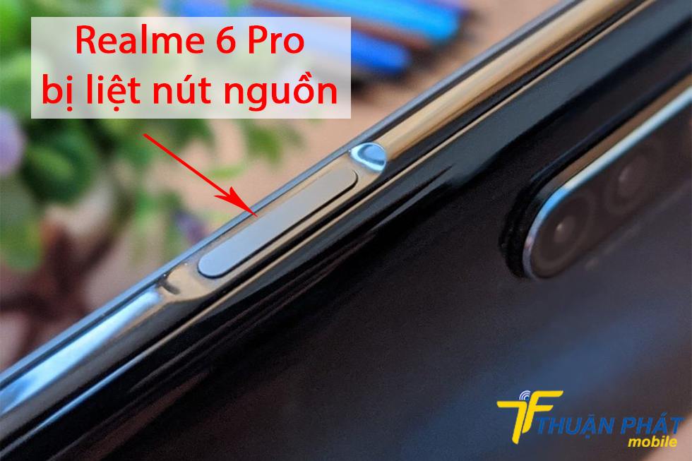 Realme 6 Pro bị liệt nút nguồn