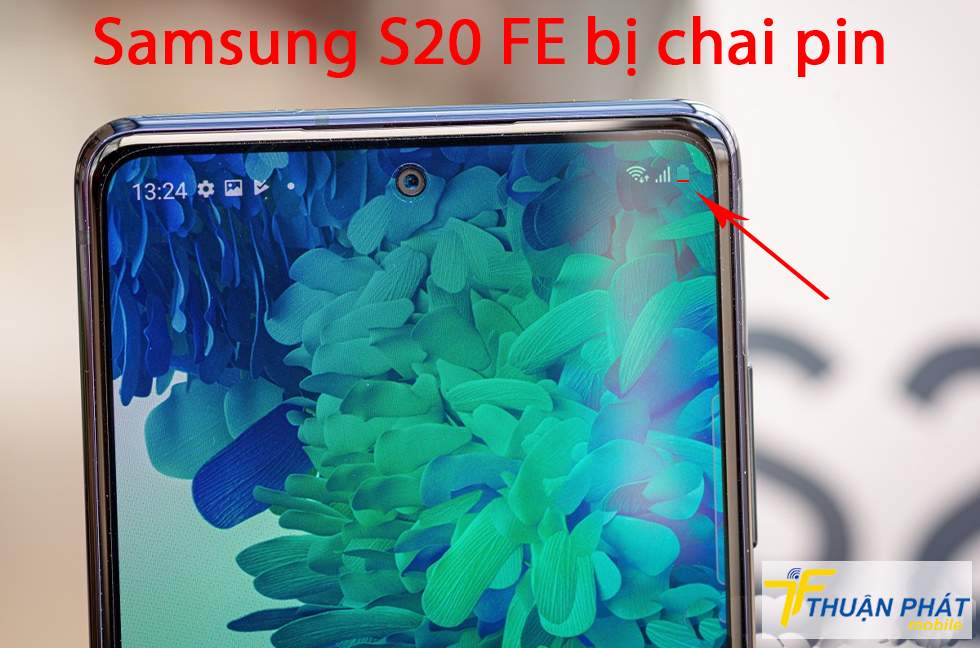 Samsung S20 FE bị chai pin