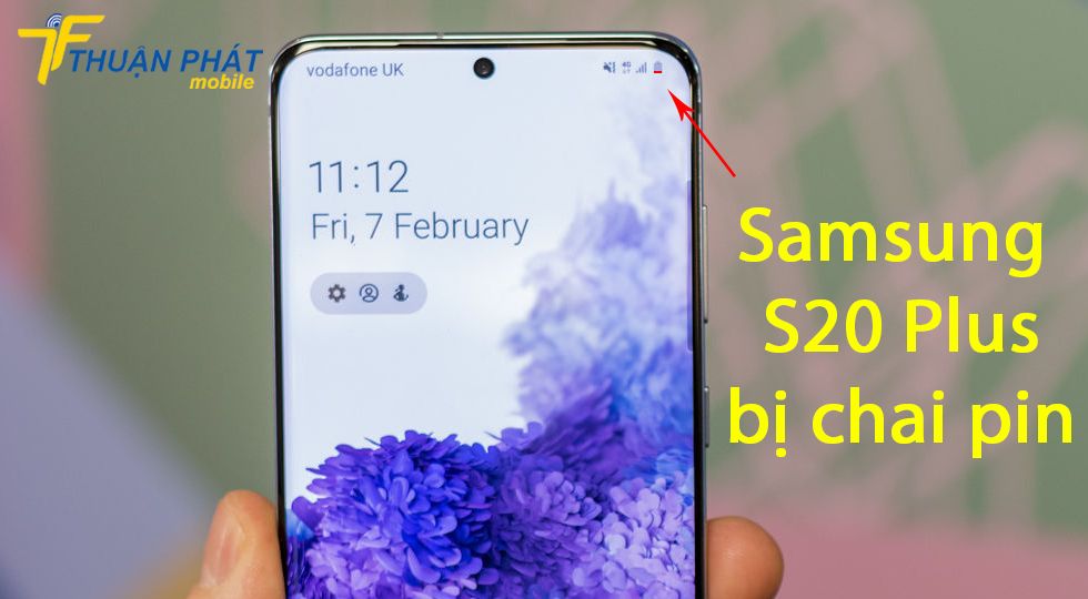 Samsung S20 Plus bị chai pin