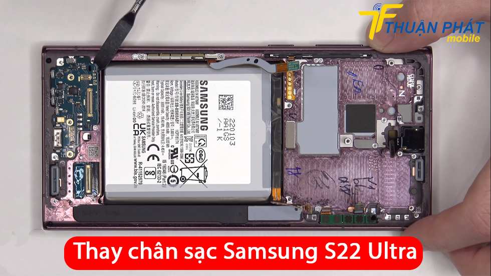 Thay chân sạc Samsung S22 Ultra
