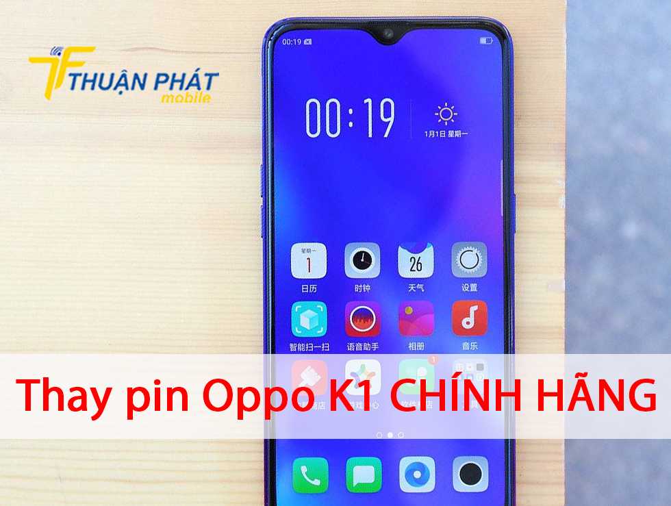Thay pin Oppo K1 chính hãng
