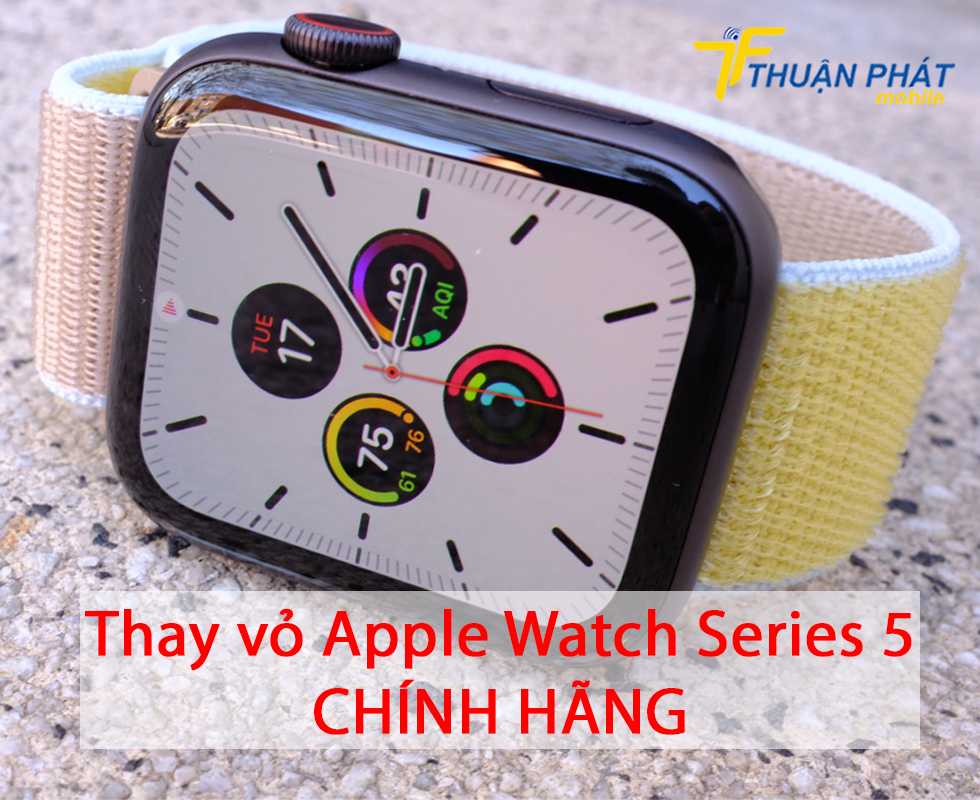 Thay vỏ Apple Watch Series 5 chính hãng