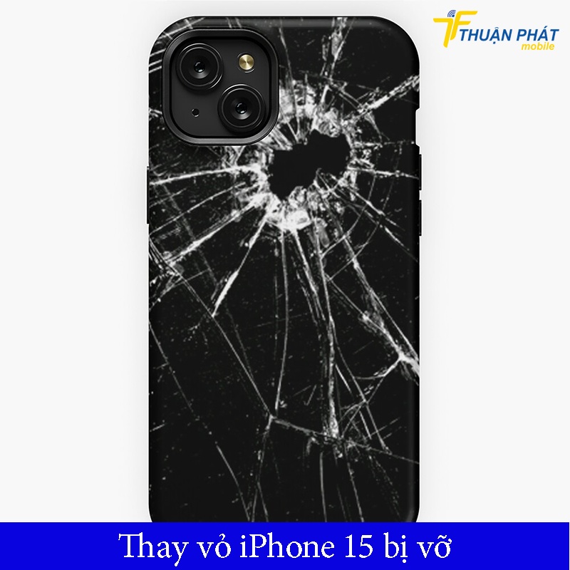 Thay vỏ iPhone 15 bị vỡ