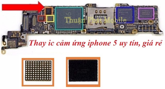 thay ic cam ung iphone 5 uy tin gia re hcm