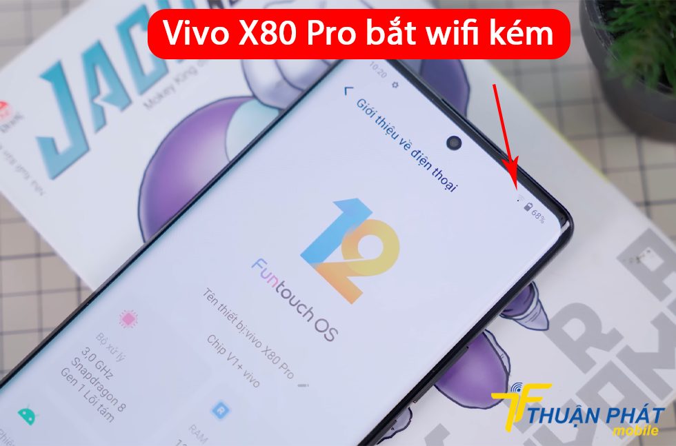 Vivo X80 Pro bắt wifi kém