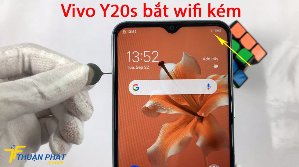 Vivo Y20s bắt wifi kém