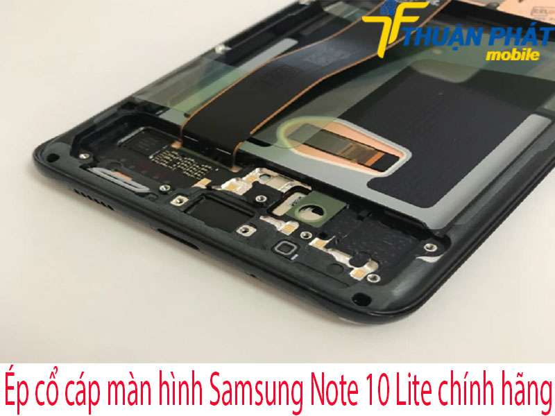 Ép cổ cáp màn hình Samsung Note 10 Lite tại Thuận Phát Mobile