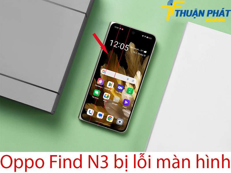 Oppo Find N3 bị lỗi màn hình 