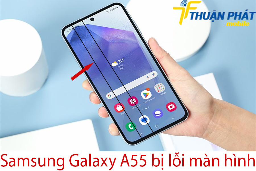 Samsung Galaxy A55 bị lỗi màn hình