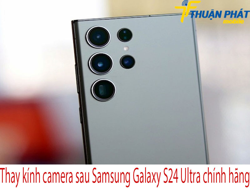 Thay kính camera sau Samsung Galaxy S24 chính hãng tại Thuận Phát Mobile