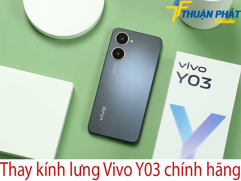 Thay kính lưng Vivo Y03 chính hãng tại Thuận Phát Mobile