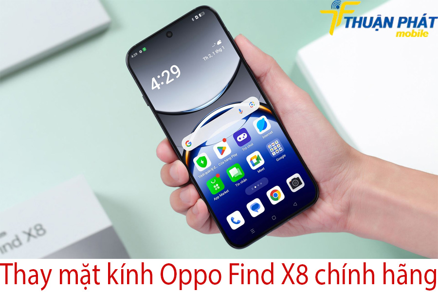 Thay mặt kính Oppo Find X8 chính hãng