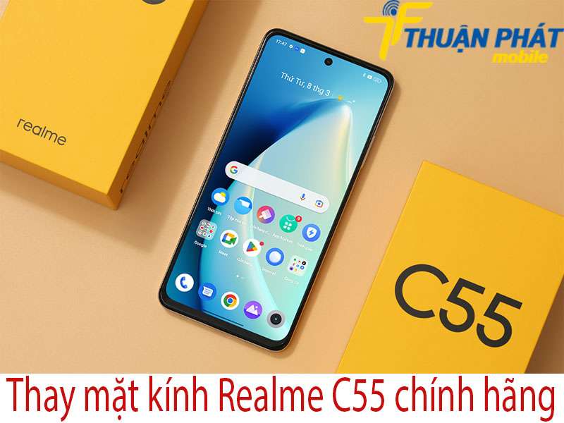 Thay mặt kính Realme C55 tại Thuận Phát Mobile