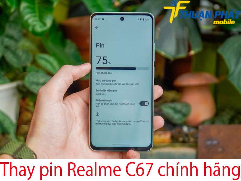 Thay pin Realme C67 tại Thuận Phát Mobile