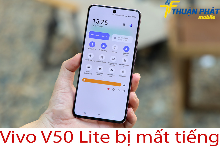 Vivo V50 Lite bị mất tiếng Vivo V50 Lite bị mất tiếng