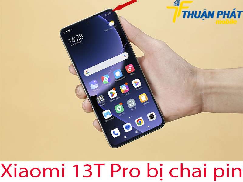 Xiaomi 13T Pro bị chai pin