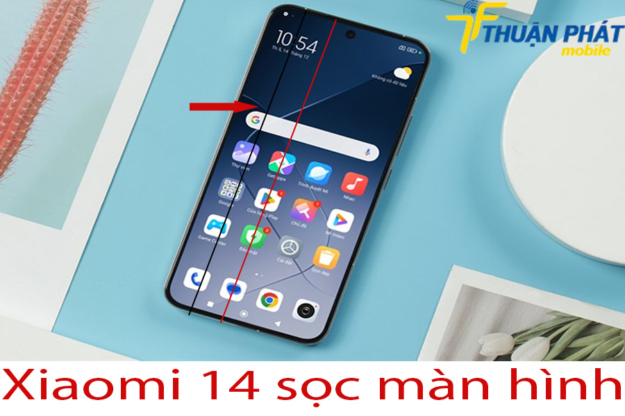 Xiaomi 14 sọc màn hình