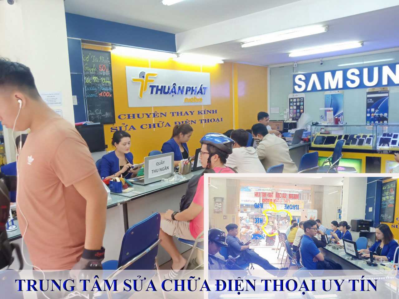 Khách hàng thay camera tại Thuận Phát Mobile