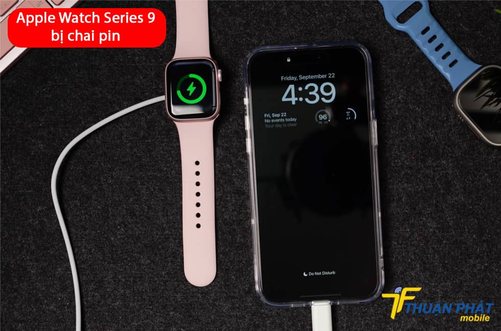 Apple Watch Series 9 bị chai pin