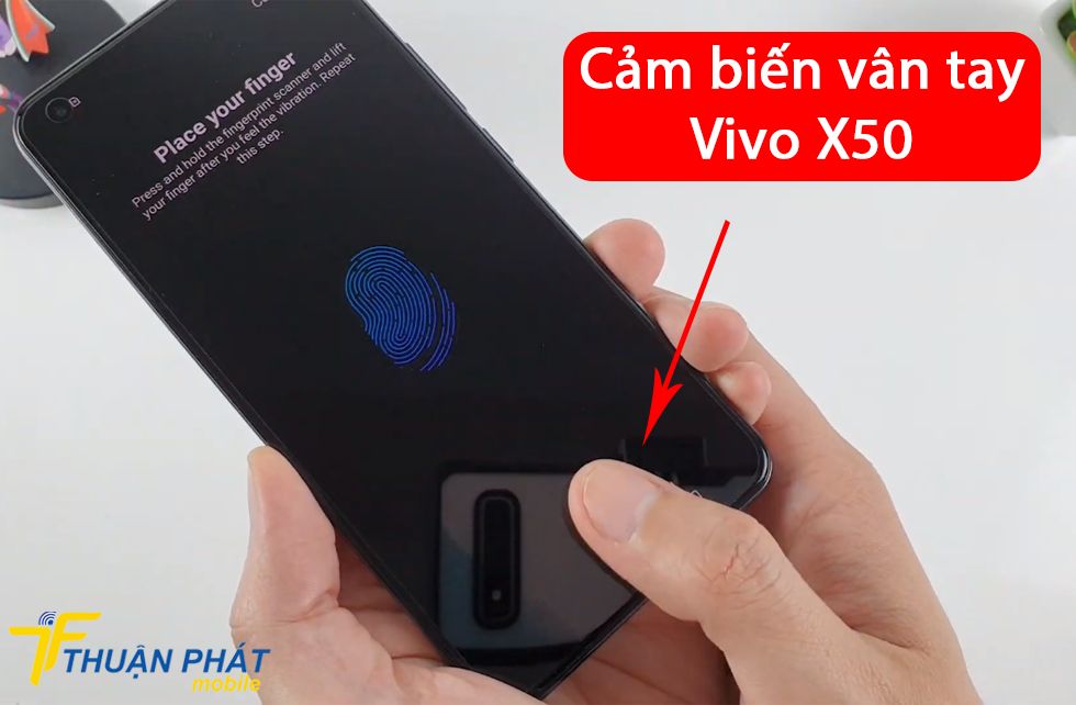 Cảm biến vân tay Vivo X50