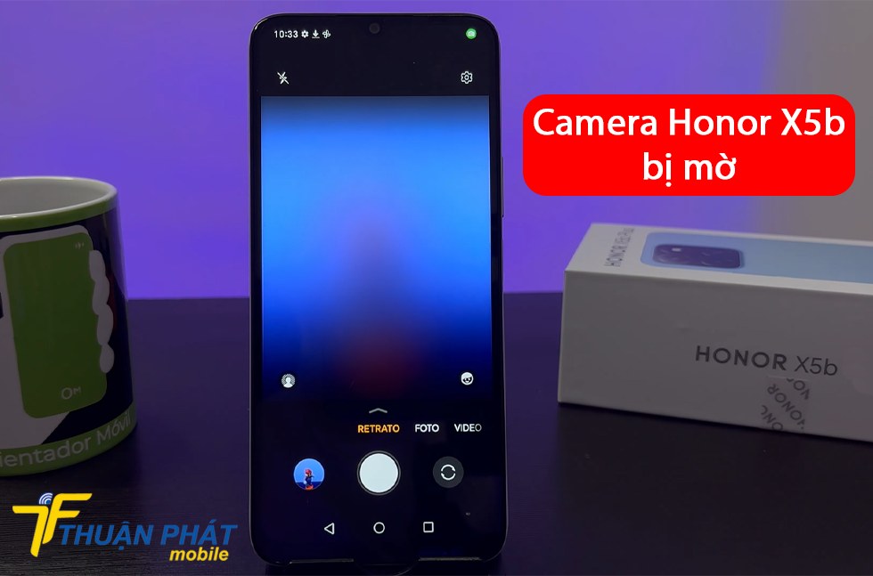 Camera Honor X5b bị mờ