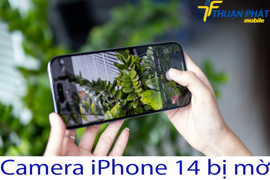 Camera iPhone 14 bị mờ