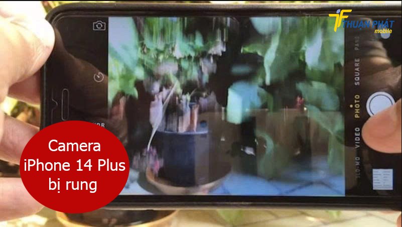Camera iPhone 14 Plus bị rung Camera iPhone 14 Plus bị rung