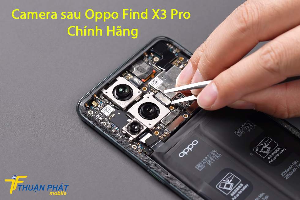 Camera sau Oppo Find X3 Pro chính hãng