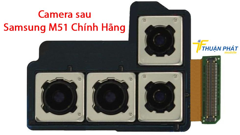 Camera sau Samsung M51 chính hãng