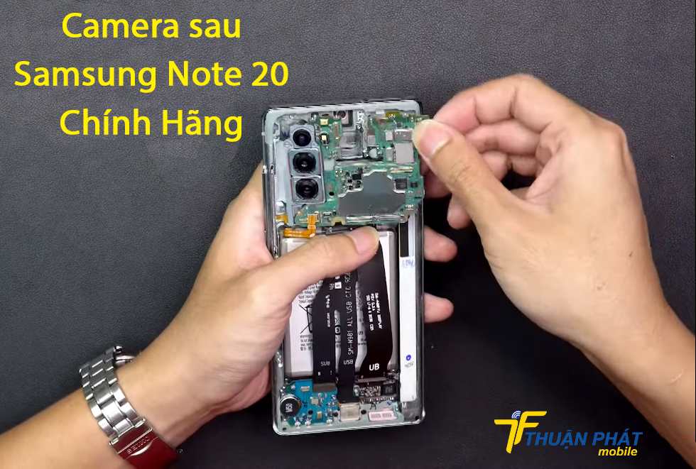 Camera sau Samsung Note 20 chính hãng