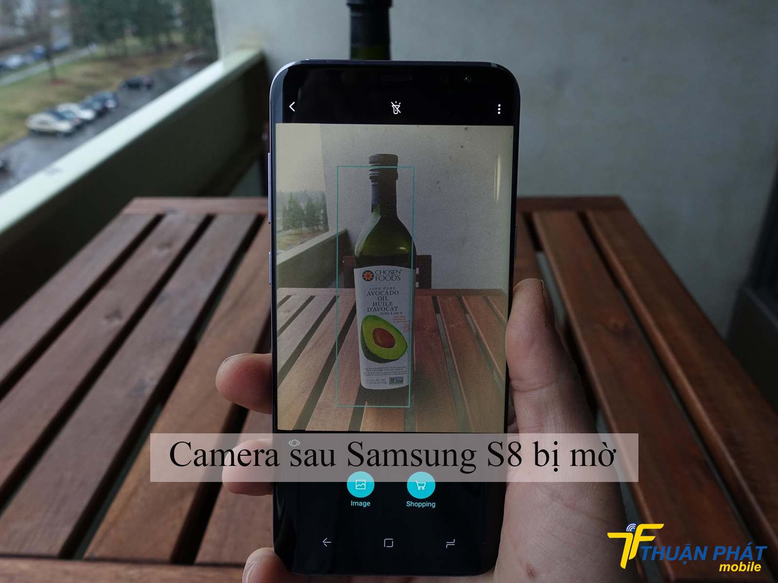 Camera sau Samsung S8 bị mờ