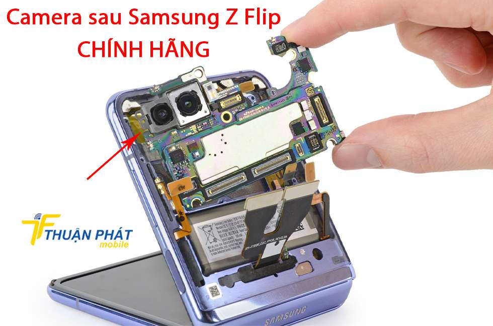 Camera sau Samsung Z Flip chính hãng