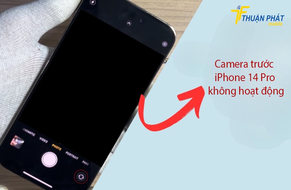 Camera trước iPhone 14 Pro không hoạt động