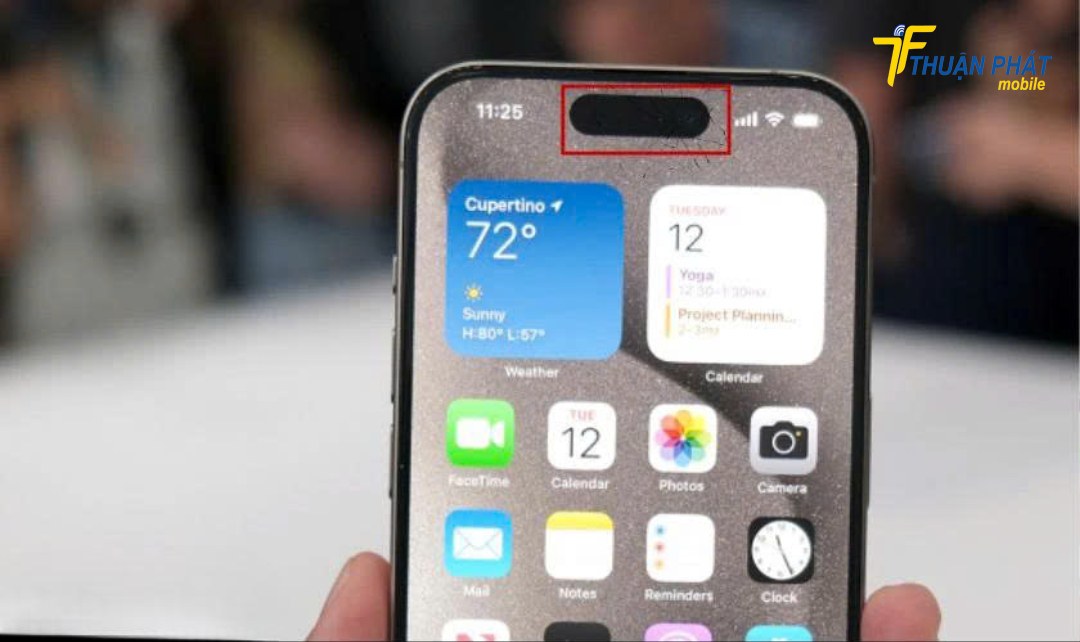 Camera trước iPhone 15 Pro không hoạt động