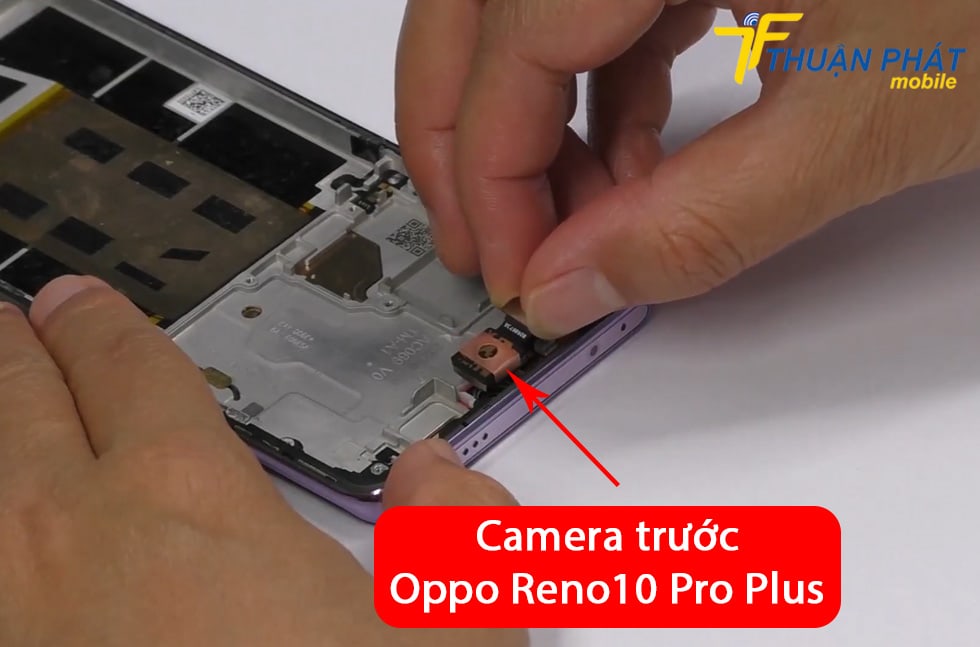 Camera trước Oppo Reno10 Pro Plus