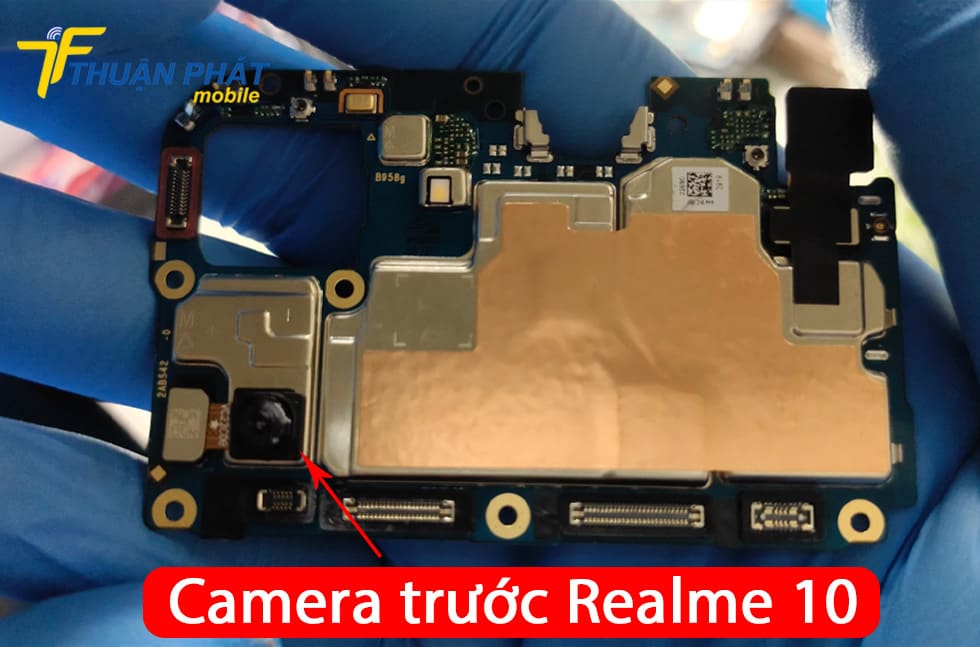 Camera trước Realme 10