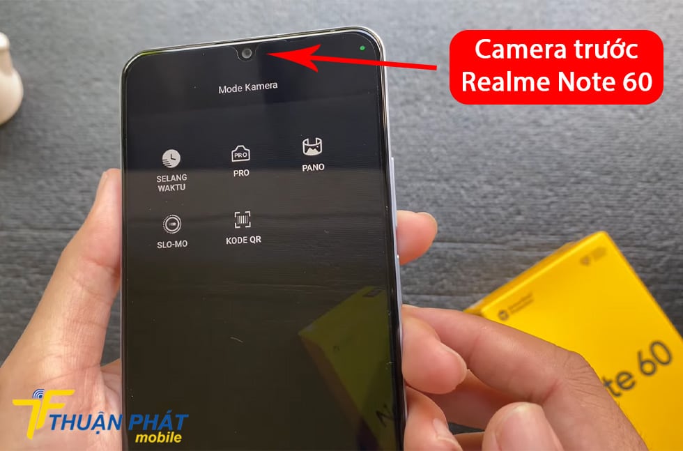 Camera trước Realme Note 60