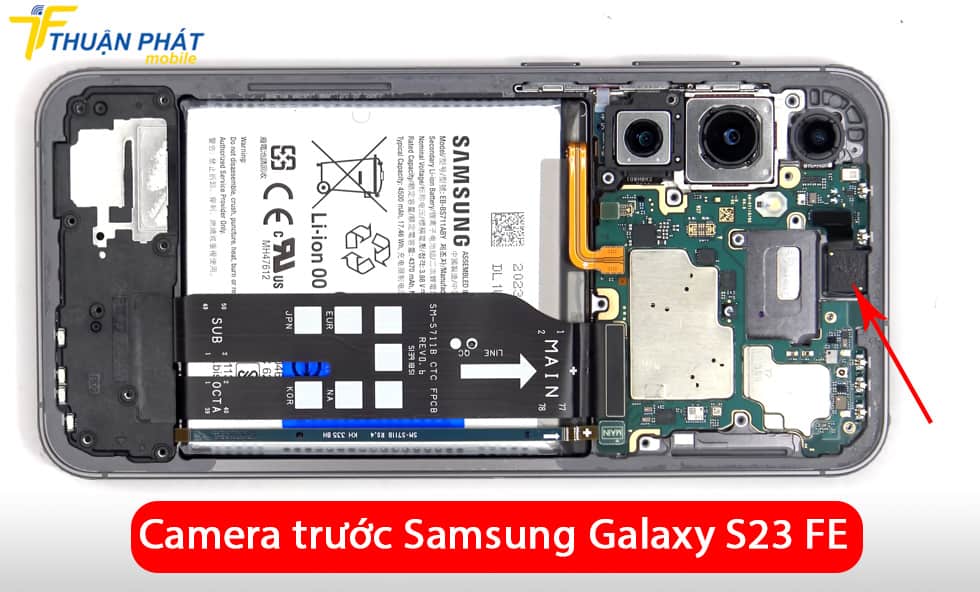 Camera trước Samsung Galaxy S23 FE