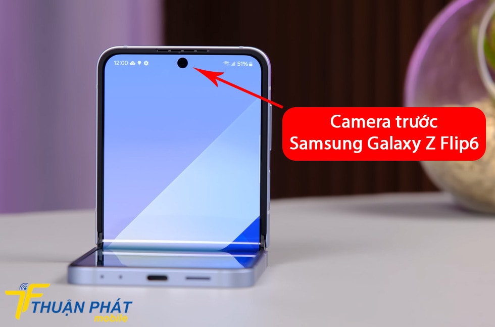 Camera trước Samsung Galaxy Z Flip6