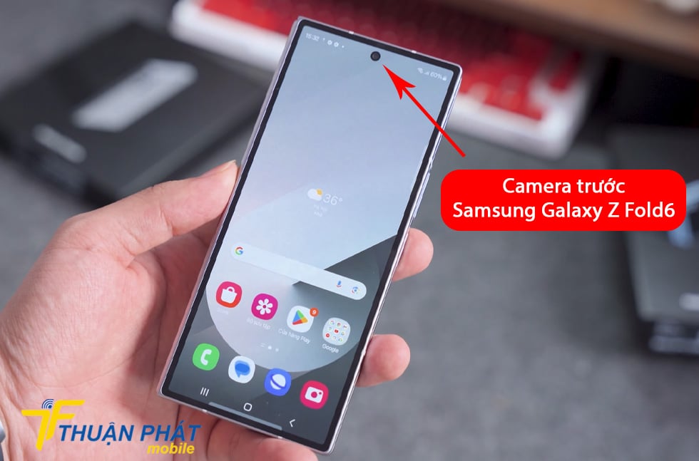 Camera trước Samsung Galaxy Z Fold6