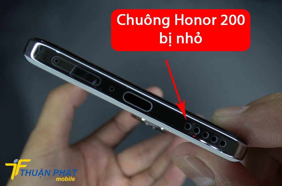 Chuông Honor 200 bị nhỏ