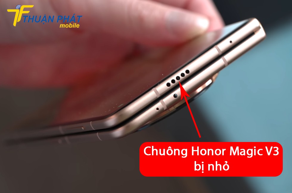 Chuông Honor Magic V3 bị nhỏ